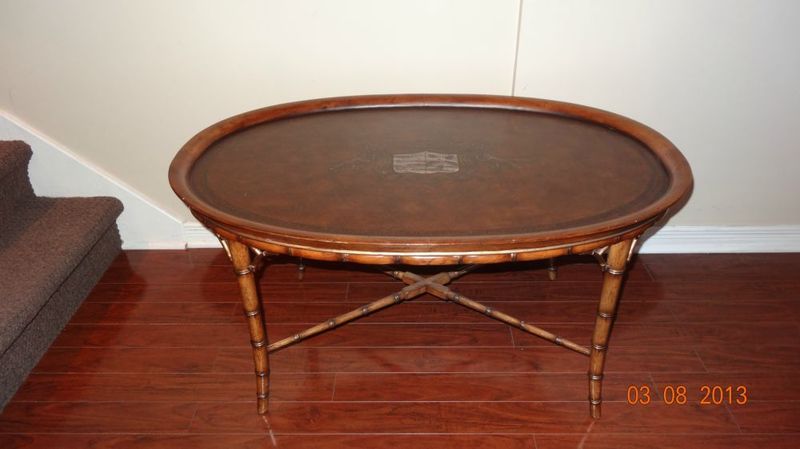 Oval Wood Coffee Tables