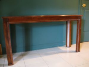 wood console table solid wood parsons proportioned console table with